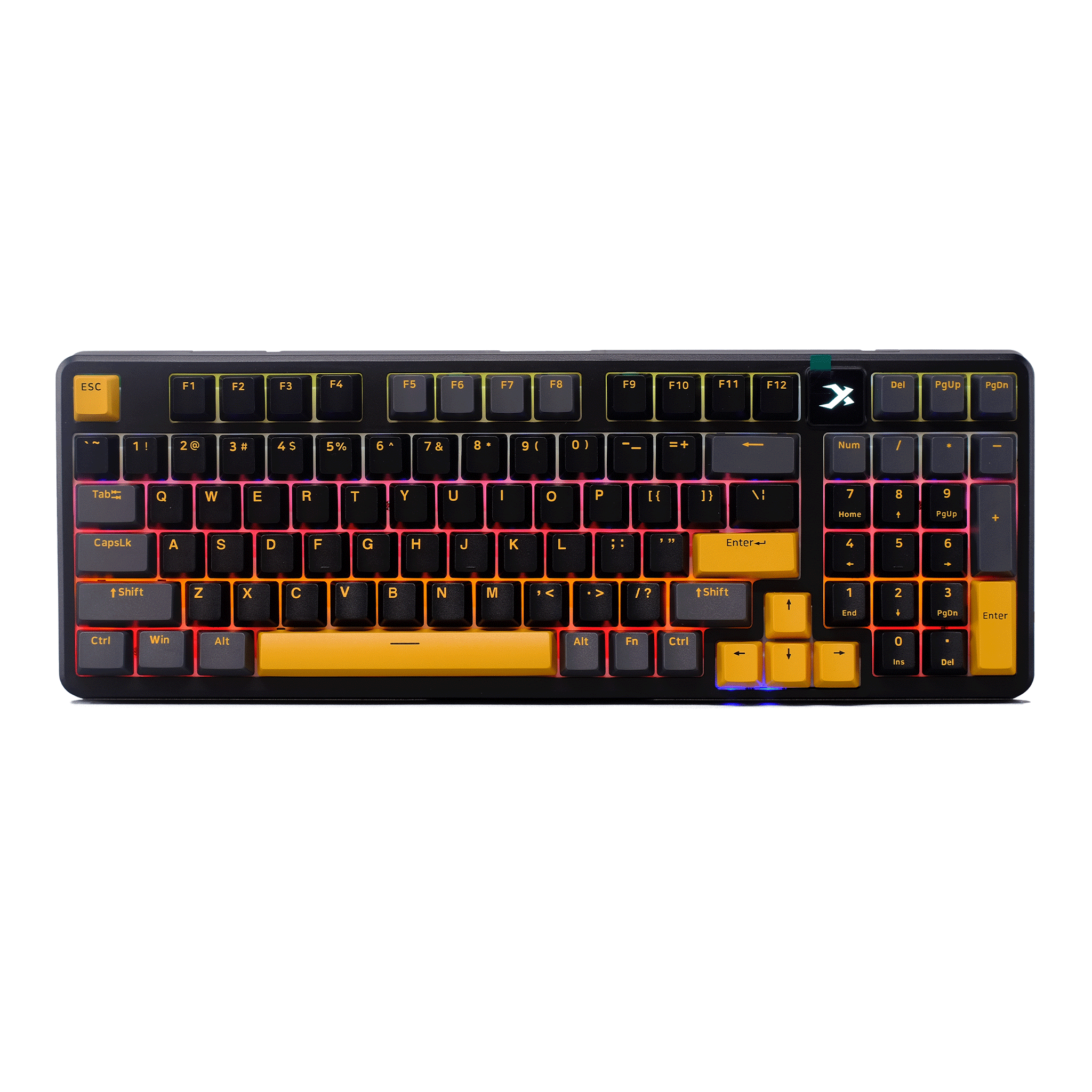 Bàn phím cơ Gaming XS980 | Mecha Black, Standard Version, Optical Axis