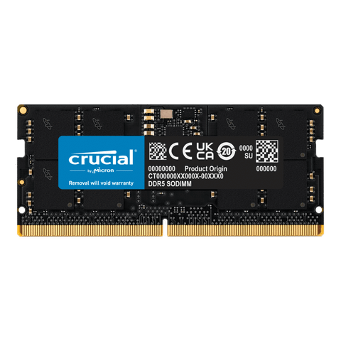 Ram Laptop DDR5 Crucial 8GB | Bus 5600 (CT8G56C46S5)