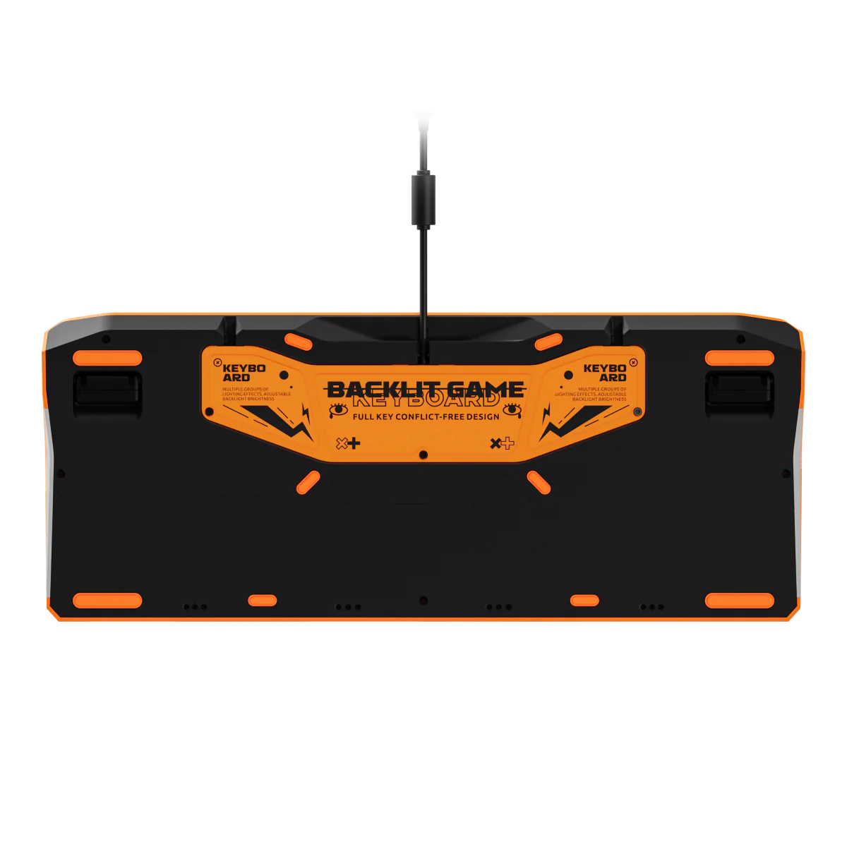 Bàn phím gaming ESK750-98 | Orange Grey Black, Blue Switch