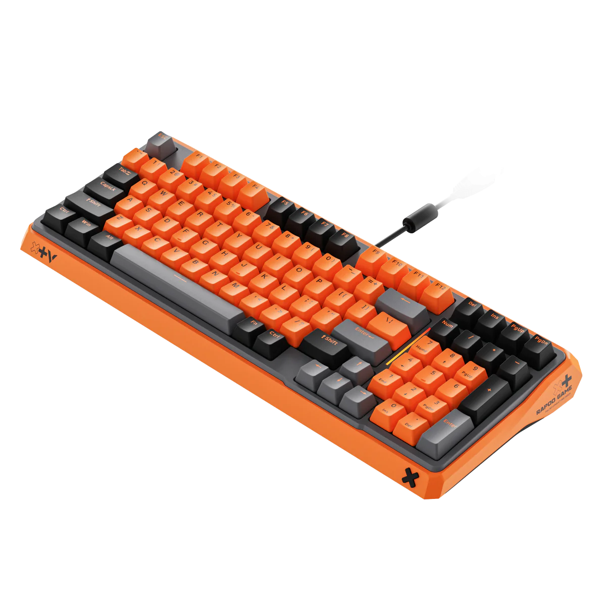 Bàn phím gaming ESK750-98 | Orange Grey Black, Blue Switch