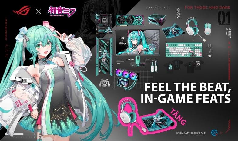 ASUS X HATSUNE MIKU - NHỊP ĐIỆU SÔI ĐỘNG, CHIẾN CÔNG RỰC RỠ